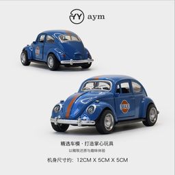 thumbnail for Retro Beetle Nostalgic Old-Fashioned Collection Car Model Ornaments Artificial Alloy Toy Car Kidsren's Boy Gift