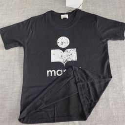 thumbnail for New Mar T-Shirt Linen Slub Cotton T-Shirt Women's T-Shirt Short Sleeve T Retro logo Women's Summer T-Shirt