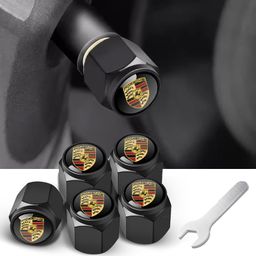 thumbnail for Factory direct supply anti-theft metal tire valve cap valve core cover valve cap personalized modification car tire cap