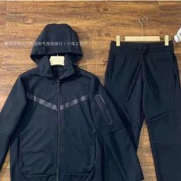 thumbnail for 2024 Spring/Autumn Casual Sports Cotton Air-Layer Hooded Zip-Up Cardigan Men's Jacket 490 Size Size 163