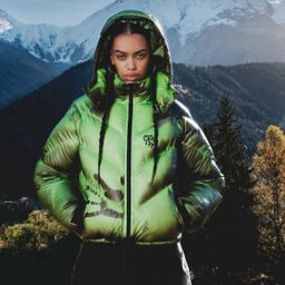 thumbnail for Winter new Mertra warm cotton jacket thickened splicing embroidery warm bread jacket loose and unisex trendy