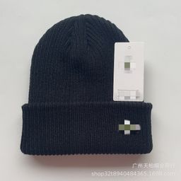 thumbnail for European and American Cross-border Hat Knitted Hat Winter Japanese Leisure Wool Hat Turn-up Baotou Ear Protection Cold Hat Cold-proof All-match