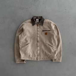 thumbnail for Heavy J97 American Heavy Wash Fall Short Wide Fit Detroit Jacket Cargo Zip Cleanfit Jacket