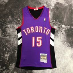 thumbnail for NBA basketball uniform MN99 season Raptor retro jersey McGrady No. 1 Carter No. 15 hot-press uniform one-piece delivery