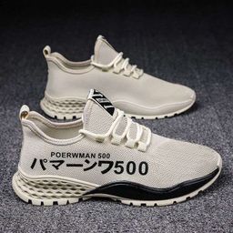 thumbnail for Men's Shoes Spring 2024 New Fashionable Shoes Men's Casual Sports Running Mesh Breathable All-match Spring Fashionable Shoes