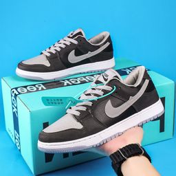 thumbnail for 2023 Putian men&#039s shoes Air Force No. 1 white shoes dunk board shoes aj low-top students all-match Sports black and white panda