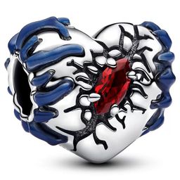 thumbnail for 2025潘家多拉跨境热销新款寄生兽心脏串珠吊坠diy饰品配件