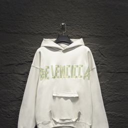 thumbnail for High version correct version B logo printing high street washing old pocket men&#039;s and women&#039;s loose hooded sweater