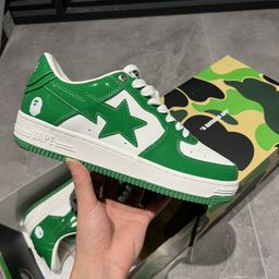 thumbnail for BAPESTA low-top ape star couple men's and women's sports vibe versatile casual board shoes flat sole non-slip and wear-resistant