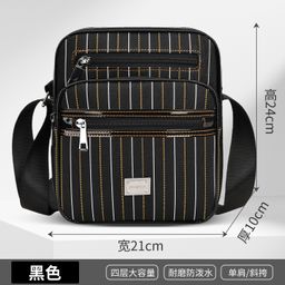thumbnail for New foreign trade men's crossbody bags, multi-layer men's shoulder bags, large capacity, wear-resistant, versatile business bags wholesale