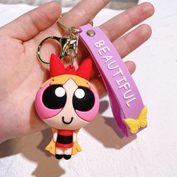 thumbnail for 40 Powerpuff Girls Keychains, Cute and Exquisite Pendants, Jewelry Pendants, Shopping Mall Doll Machine Dolls, Small Gift Batches