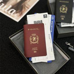 thumbnail for 2024 New 24ss Show Air Ticket Passbook Bag Hanging Neck Clip Mobile Phone Bag Card Bag Premium Cowhide Shoulder Crossbody Bag
