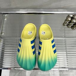thumbnail for Sapatos de pão de verão barroco, homens e mulheres, casal, preto e branco, velcro, chinelos voadores, ninja, pato mandarim, chinelos esportivos