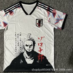 thumbnail for 24-025 Japan Soccer Jersey Fan Edition Jersey Anime Special Edition Y3 Japan Samurai Goku Super Saiyan