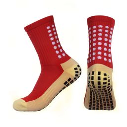 thumbnail for Meias de futebol transfronteiriças cano médio Amazon populares antiderrapantes com cola para futebol esportivo profissional, meias grossas com sola atoalhada, atacado