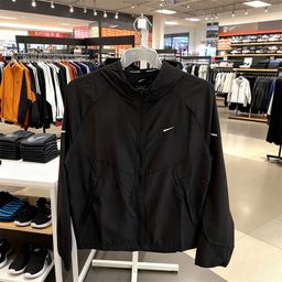 thumbnail for Brand logo sports jacket men's outdoor windproof rainproof quick-drying running loose top casual hooded jacket men
