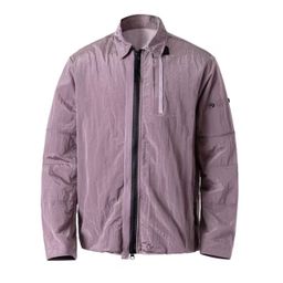 thumbnail for Metallic Nylon Windproof and Water-repellent Double Jacket Jacket Shiny Metallic Nylon Fabric 9362