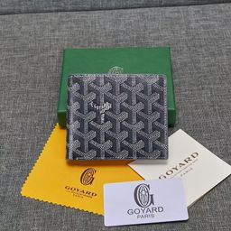 thumbnail for Goya Goyard Wallet Printed Short Folding Card Holder Genuine Leather Card Holder Card Holder Coin Purse Unisex Bag