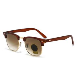 thumbnail for New glass sunglasses Liuding fashion trend casual sunglasses vacation leisure sunglasses 93016