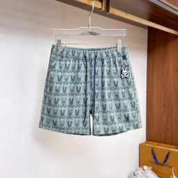 thumbnail for Beach pants skull rabbit Psycho Bunny flower pants European and American style surf shorts quick-drying men's home shorts