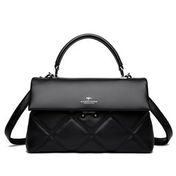 thumbnail for Cross-border embroidered women's handbag, new middle-aged women's handbag, 2026 elegant crossbody bag, women's trendy single shoulder bag