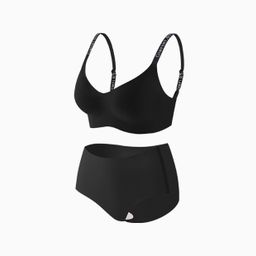 thumbnail for Herbal first color underwear and pants women's suit 2024 summer thin small breasts gathered beautiful back without traces of light underwear set