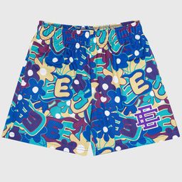 thumbnail for Ericemanuel EE print shorts logo print sweatpants mesh drawstring shorts