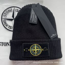 thumbnail for Winter Hat Knitted European and American Fashion Woolen Hat with Large Brim Workwear Casual Warm Hat Pullover Cold Hat Ear Protection Against the Cold