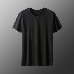 thumbnail for Ice Silk Short-sleeved T-shirt Men&#039s Summer Thin Loose Large Size Round Neck Quick-drying Sports Casual Half-sleeved T-shirt Top