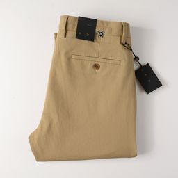thumbnail for MD Men's Spring and Autumn 2025 New Pure Cotton High-end Business Pants Slim Straight Khaki Slacks Men's Style