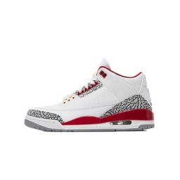 thumbnail for Putian Wholesale Shoes Jordan Aj3 White Cement Flame Red Air Cushion Non-Slip Men&#039s Basketball Sports Shoes Trendy Hot Item