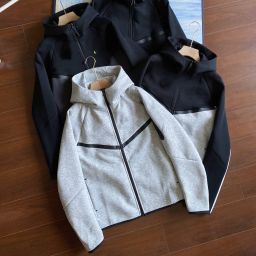 thumbnail for 26 Spring and Autumn Casual Sports Pressed TECH Zipper Set Jacket Sweatpants 950+496