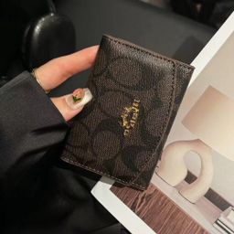 thumbnail for Manufacturer's In-Stock Direct Wholesale Chanel Card Holder with Multiple Card Slots 70% off Cross-Border European and American Wallet Small Chanel Style