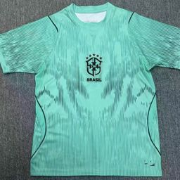 thumbnail for 2627新款足球服BA西球迷版短袖上衣可定制一件代发