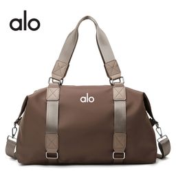 thumbnail for Alo Yoga Fitness Bag Satchel Training Sports Bag Women&#039s Dry and Wet Separation Large Capacity Business Trip Travel Bag Men