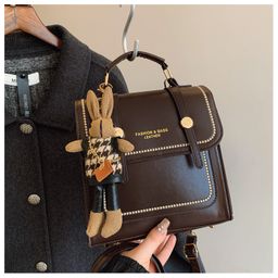 thumbnail for Backpack Women&#039s Design Sense Niche Crowdpack 2024 New Fashion All-match High-end Sense Portable Retro Shoulder Bag