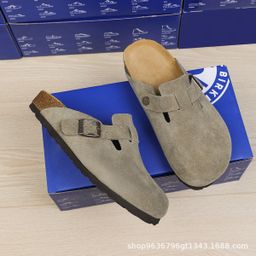 thumbnail for Retro Thick Bottom Baotou Half Slippers Outer Wear 2024 Autumn New Casual Lazy One Pedal Boken Slippers for Women