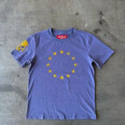 thumbnail for High-quality European and American cross-border niche printed short-sleeve personalized dark retro trendy INS loose hip-hop trendy T-shirt