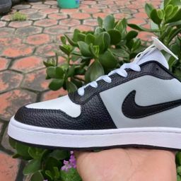 thumbnail for Factory AJ Men&#039s Shoes genuine goods aj1 North Carolina Blue Low-top Sea Salt Blue Men&#039s DUNK Shoes Black Raw Rubber Men&#039s and Women&#039s Shoes