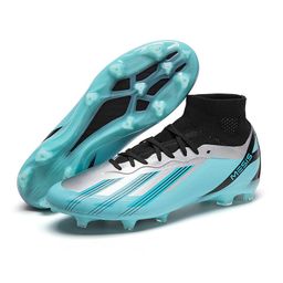 thumbnail for High-top football shoes men's TF broken nail AG long nail wholesale cross-border student youth competition training sneakers Sports