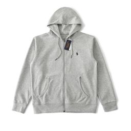 thumbnail for High Quality Cross Border Paul Howard Basic Pony Logo Embroidered Hooded Sweatshirt Men's and Women's Zip Jacket
