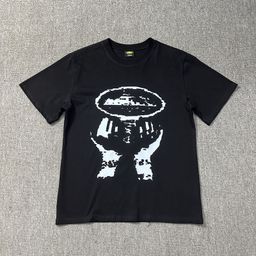 thumbnail for Corteiz Alcatraz Series T-Shirt Short-Sleeved Letter Logo Print Unisex Double Yarn Fashion Short-Sleeved Trendy