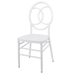 thumbnail for Cadeira castelo nórdica com pintura de metal, encosto redondo, cadeira de jantar, atacado, bolsa macia de couro, bandeja para adultos, cadeira de hotel