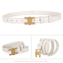 thumbnail for Women's Belt Fashion and Versatile New Pants Belt Belt Decorative Jeans Black White Spring 2025 New Style