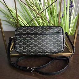 thumbnail for Goya Dog Tooth Camera Bag Single Shoulder Bag Crossbody Small Square Bag Letter Print Casual Versatile Portable Simple Fashionable