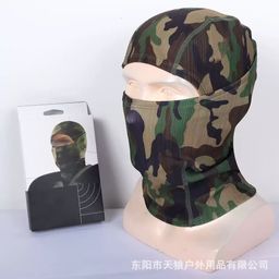 thumbnail for Cross-border explosive hook hats, cycling, skiing, cold and warm, dustproof masks, autumn and winter headgears, scarves, foreign trade, sand and dust prevention