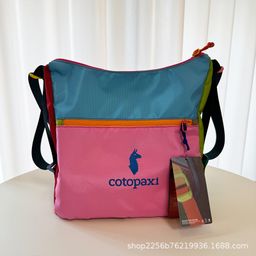 thumbnail for 2025 New 16Lcotopaxi American Alpaca Dopamine Men&#039;s and Women&#039;s Crossbody Bag Outdoor Contrasting Color Large Bag