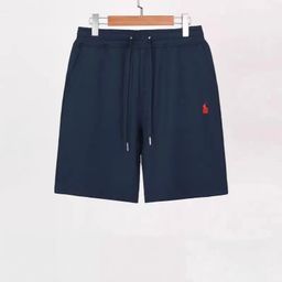 thumbnail for Summer Laffy Pony Embroidered Shorts Men's Casual Quarter Pants Foreign Trade Wholesale Solid Color Embroidered Beach Shorts