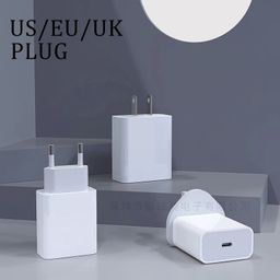 thumbnail for Private model PD20W mobile phone charger USB-C European and American British 3A fast charging head TYPE-C interface adapter