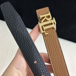 thumbnail for First layer cowhide women's leather belt 2.5cm high-end luxury all-match simple belt cross-border exclusive